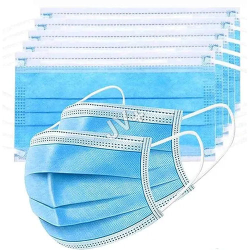 Sky Blue 3 Ply Non Woven Face Mask