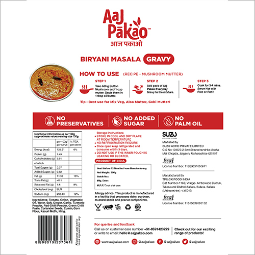 Biryani Masala Gravy