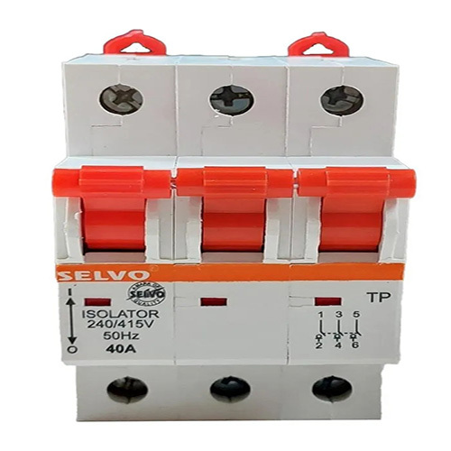 Selvo 40 Amps THREE POLE (TP) ISOLATOR