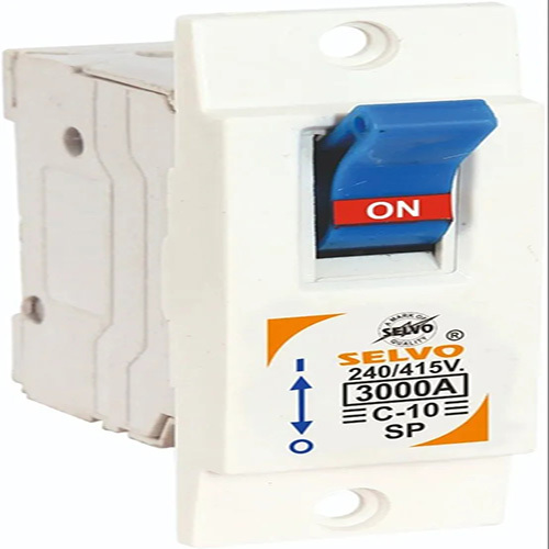 Selvo C-16A Single Pole Flush Mounted (Screw Mounted) Mini MCB (Pack Of 2 )