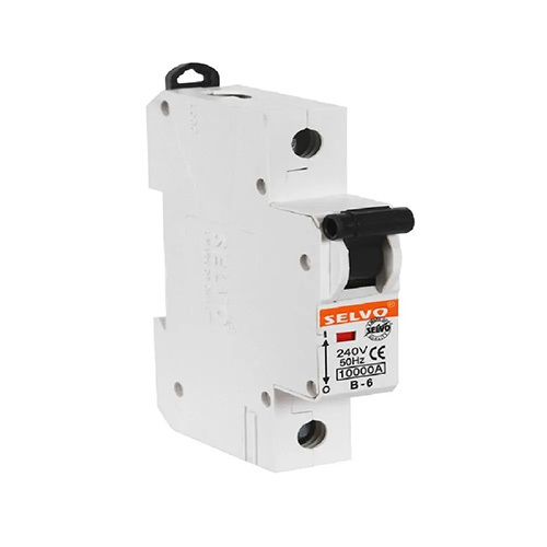 Selvo B-6A Single Pole MCB