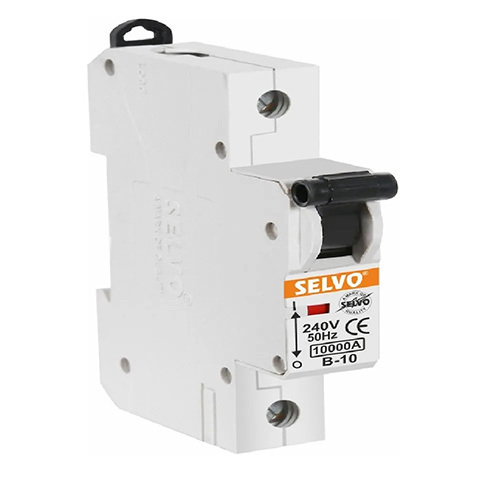 Selvo B-10A Single Pole MCB