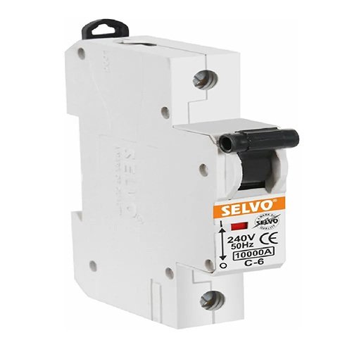 Selvo C-6A Single Pole MCB
