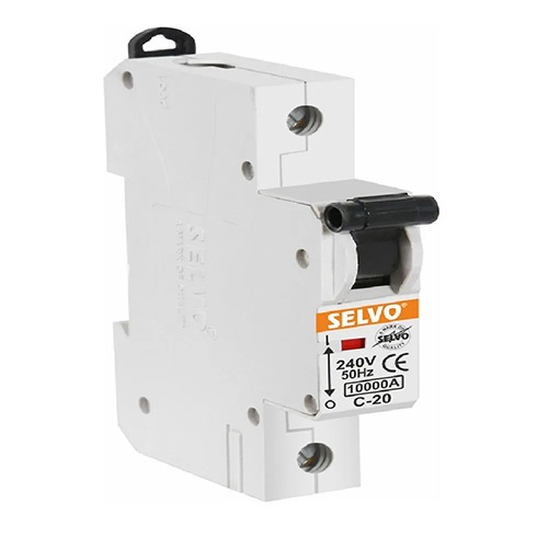 Selvo C-20A Single Pole MCB