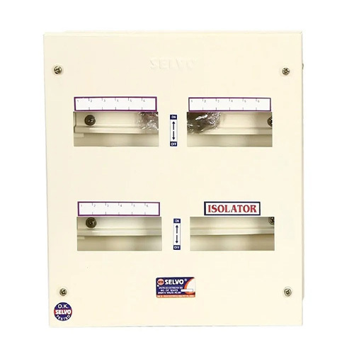 Selvo 6 Way TPN Single Door Distribution Board