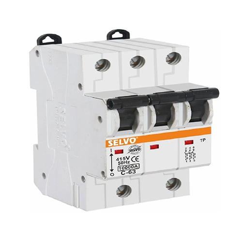 Selvo C-63A Three Pole MCB