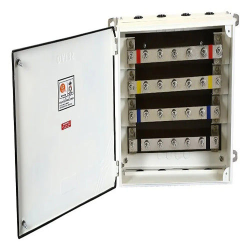 SELVO Busbar Chamber Box - 200 Amps, 415 Volts | White, 11.5 kg Weight, Step Type Design