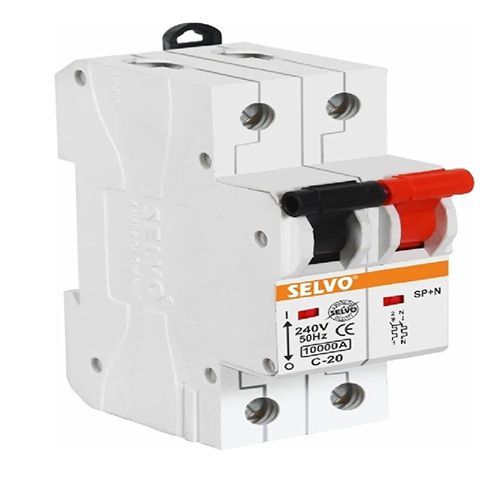Selvo C-20A Single Pole Neutral MCB