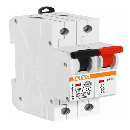 Selvo C-40A Single Pole Neutral MCB