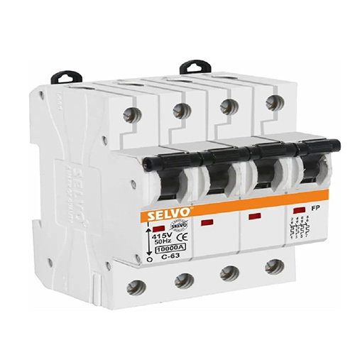 Selvo C-63A Four Pole MCB