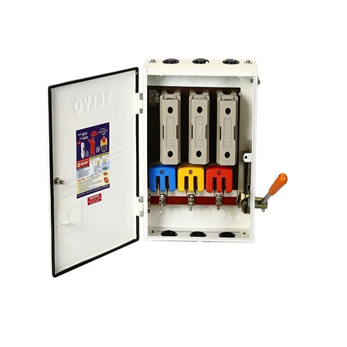 Selvo 63A 415 Volts Three Phase Neutral Rewireable Switch Fuse Units