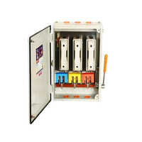 White Selvo 100a 415 Volts Three Phase Neutral Rewireable Switch Fuse Units