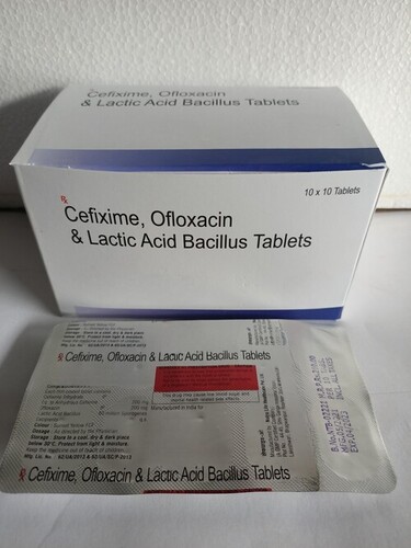 Cefixime and Ofloxacin Tablet
