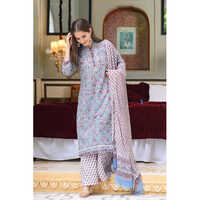 Washable Jaipuri Pant Suit With Dupatta (3 Pcs Set)