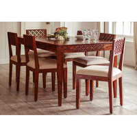 Modern Dining Table Set - Color: Brown
