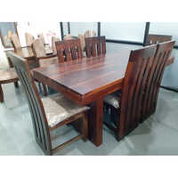 Sheesham Wooden Dining Table Set - Chair Material: Wood