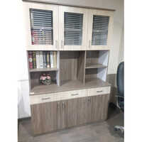 Modern Wooden Bookshelf - Solid Wood With Smooth Finish | Eco-friendly, Durable, Indian Style Outdoor Furniture In Brown Color