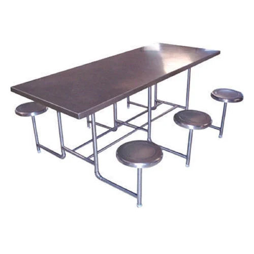 Canteen Table With Fixed Chairs