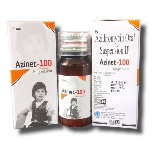 Azinet 100 Ingredients: Azithromycin Oral Suspension Ip