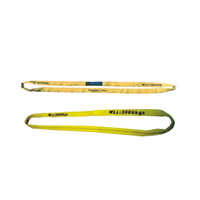 Polyester Round Endless Slings - Webbing, Yellow | Eco-friendly, Industrial Use, Plain Texture