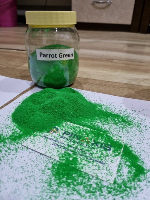 Green Rotomoulding powder