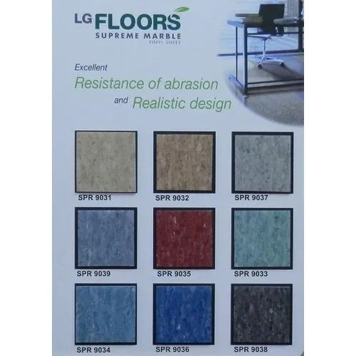 Non-slip Lg Heterogeneous Vinyl Flooring