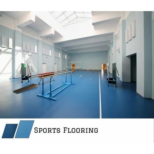 Sports Flooring - Color: Blue