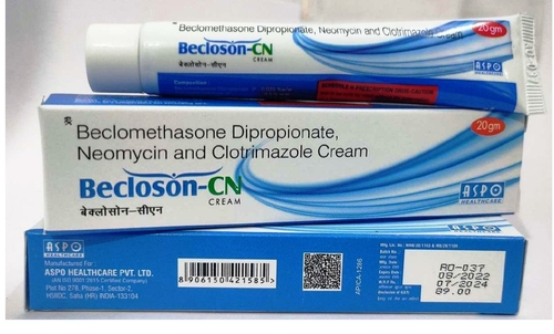 Clotrimazole Beclomethasone Diproionate Neomycin Sulphate Cream - Aluminum Tube 15g | Anti-fungal Anti-inflammatory Antibacterial Fast Relief Reduces Itching Skin Healing