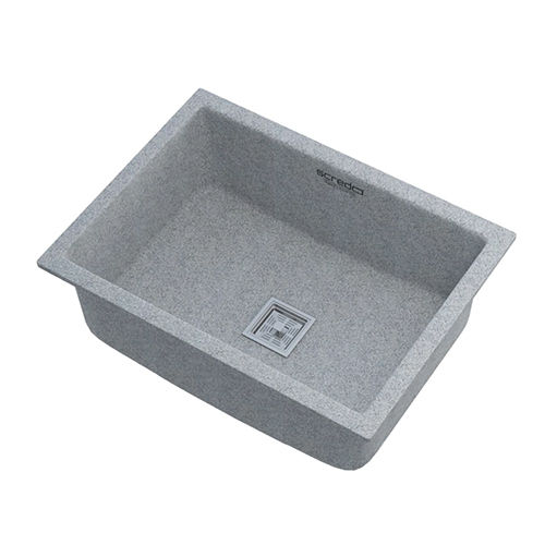 Granite Series Smoke Grey Sink Installation Type: Deck Mounted