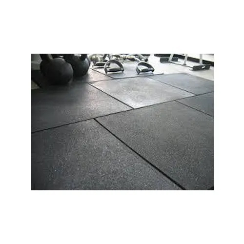Black Rubber Tiles Flooring