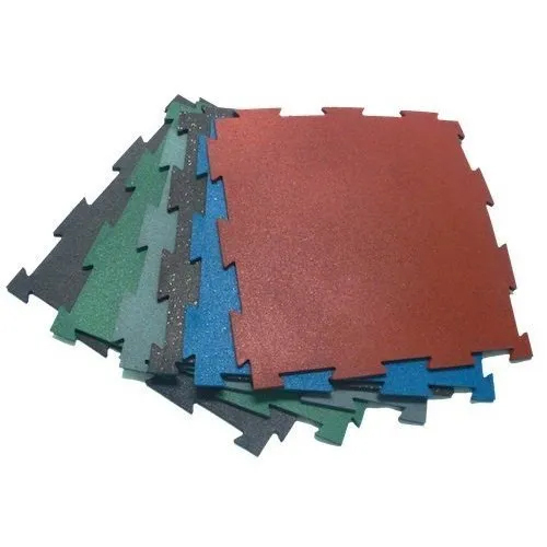 Interlocking Rubber Flooring