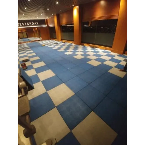 Blue Rubber Tiles