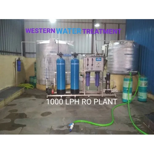 Semi Automatic 1000 Lph Ro Plant