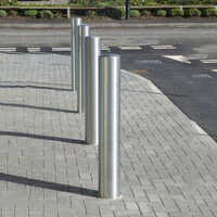 Stainless Steel Bollards - Color: Silver