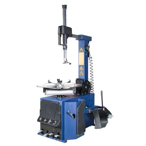 Red Tilt Arm Tyre Changer Machine