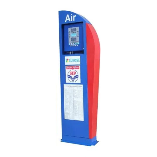 Blue-Red Hpcl Tyre Inflator Gauge Petrol Pump