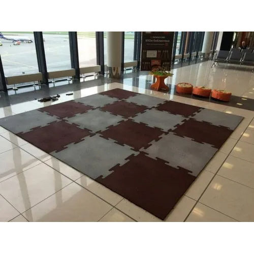 Wear-resistant Interlocking Rubber Tiles