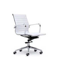 White And Silver Chair - Stainless Steel, Smooth Finish | Eco-friendly, Durable Design