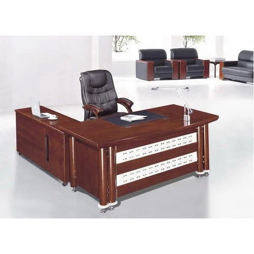 Wooden Office Reception Table