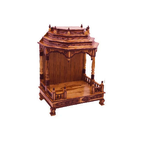 Durable Brown Wooden Temple