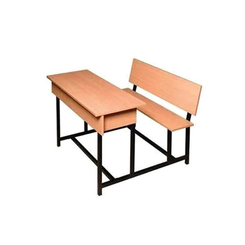 Cream 2 Seater School Bench