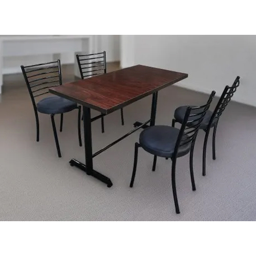 Blue Restaurant Table Chair Set