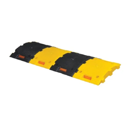 Plastic Speed Breaker - High Quality | Black and Yellow Colors, Road Safety Usage, Multiple Sizes Available, Warranty Included