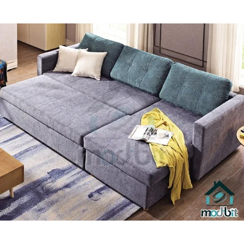 7 X 5ft L Shape Sofa Cum Bed