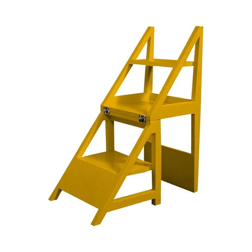 Durable Satin Rejig Mustard Yellow Chair Ladder