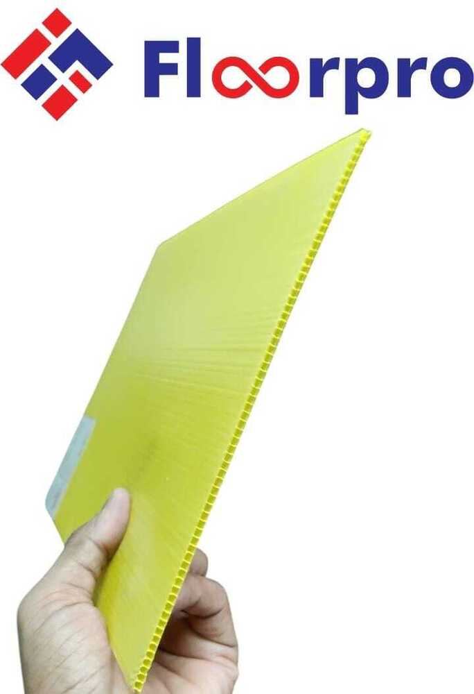 Pp Floor Protection Sheets - Color: Yellow