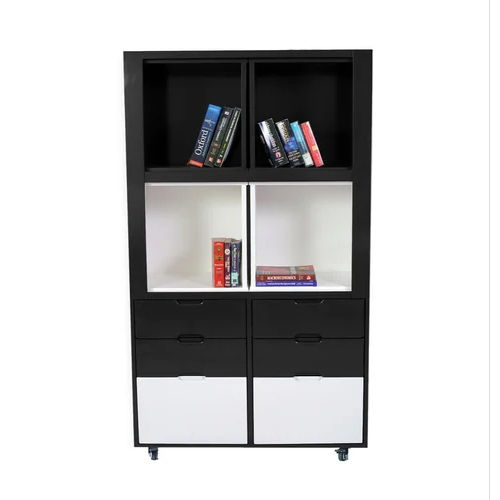 Creser Grey White Extendable Moving Cabinet