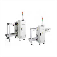 Magazine Loader Unloader - Cast Base, PLC Controlled with LCD, Dual Pneumatic Clamping for Perfect Alignment, Adjustable Pressure for PCB Pusher Arm