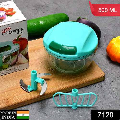 Mix Colour Manual Hand Chopper For Kitchen Use(7120)