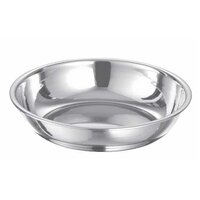 Halwa Plate 24g - Stainless Steel, Size 5.5 To 7 Inches , Mirror Finish In Silver, Thickness 0.50mm, Available In Laser Design